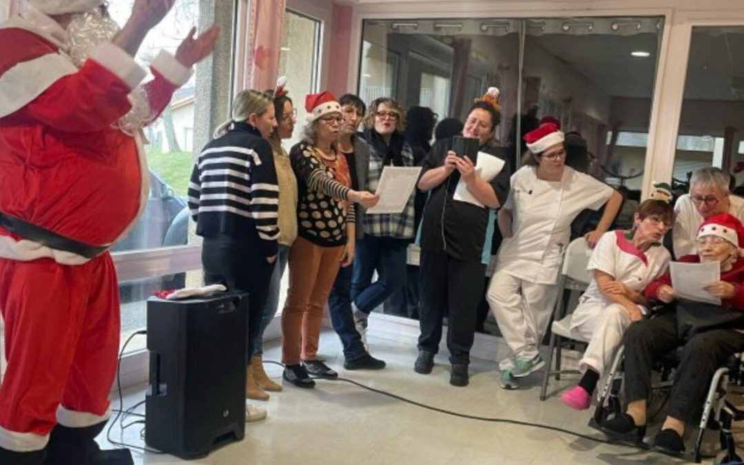 Noël fêté aussi à l&rsquo;Ehpad Le Grand Pré